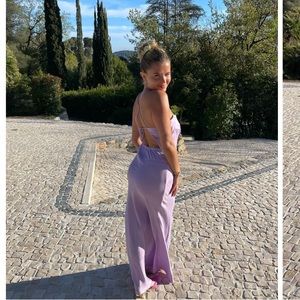 Djerf Avenue Dream Dress Maxi Iris